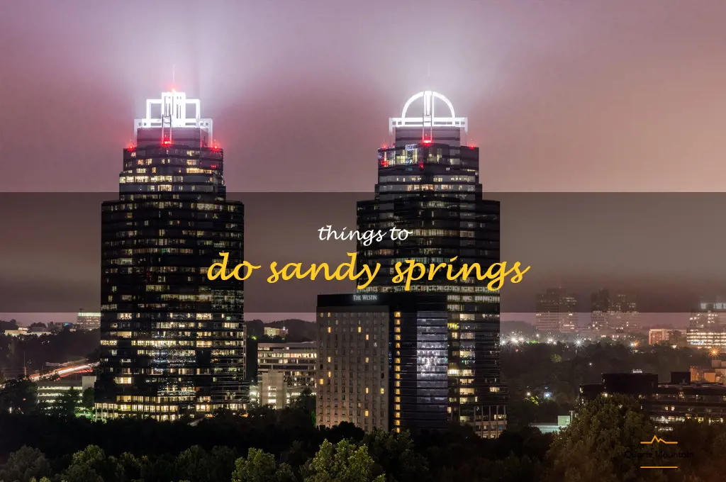 things to do sandy springs