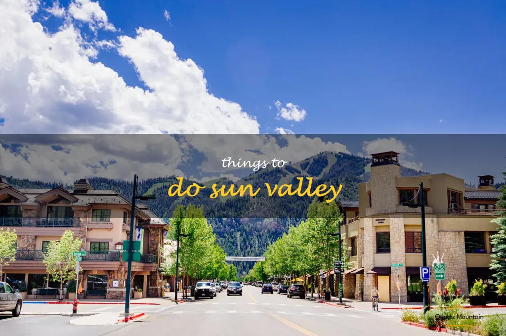 things to do sun valley