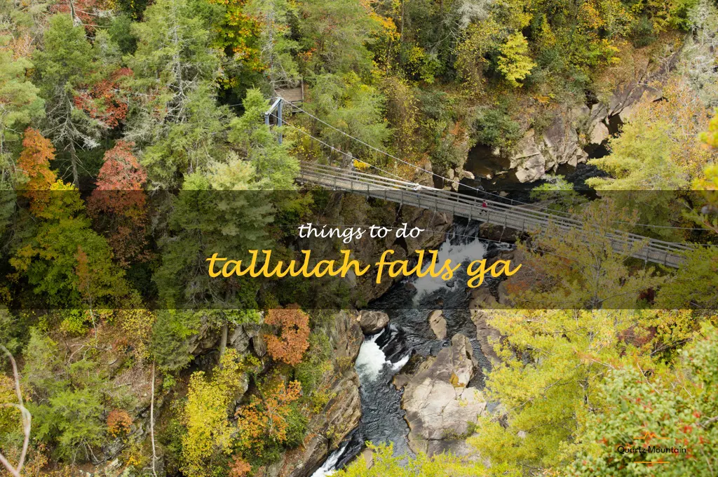 things to do tallulah falls ga