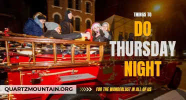 11 Fun and Exciting Things to Do Thursday Night