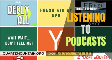 12 Fun Things to Do While Listening to Podcasts
