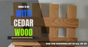 13 Creative Uses for Cedar Wood