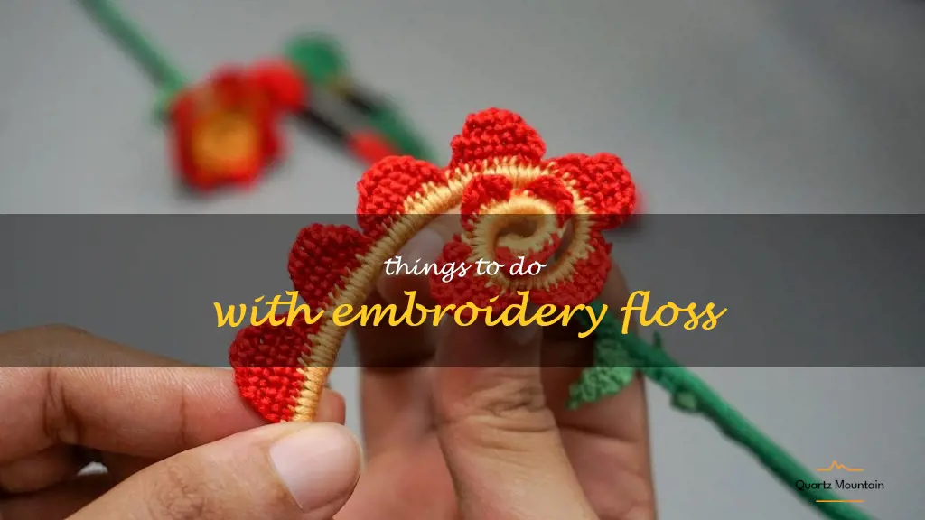 things to do with embroidery floss