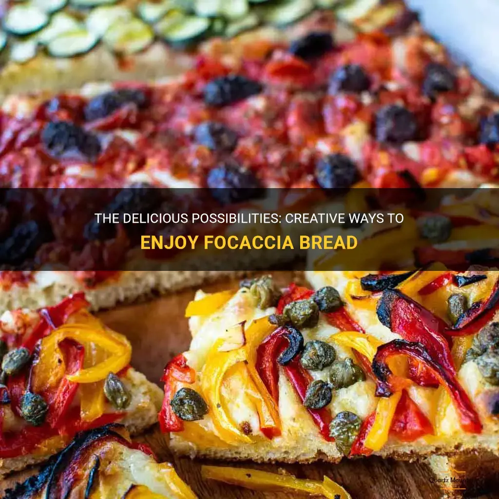 things to do with focaccia bread