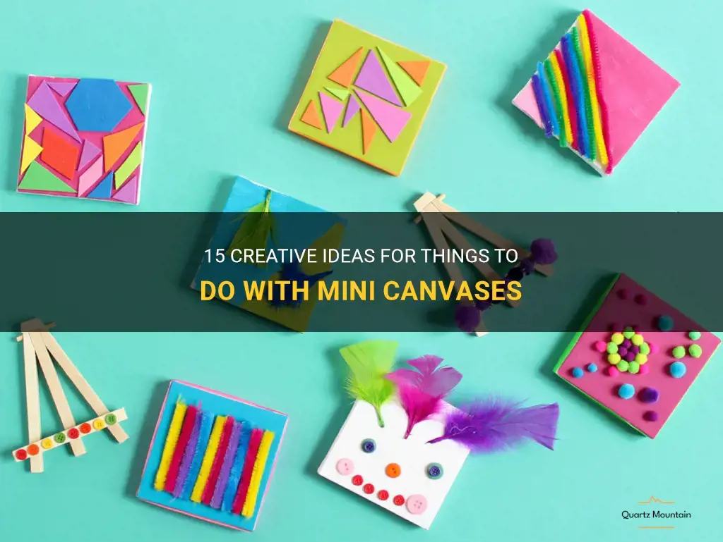 things to do with mini canvases