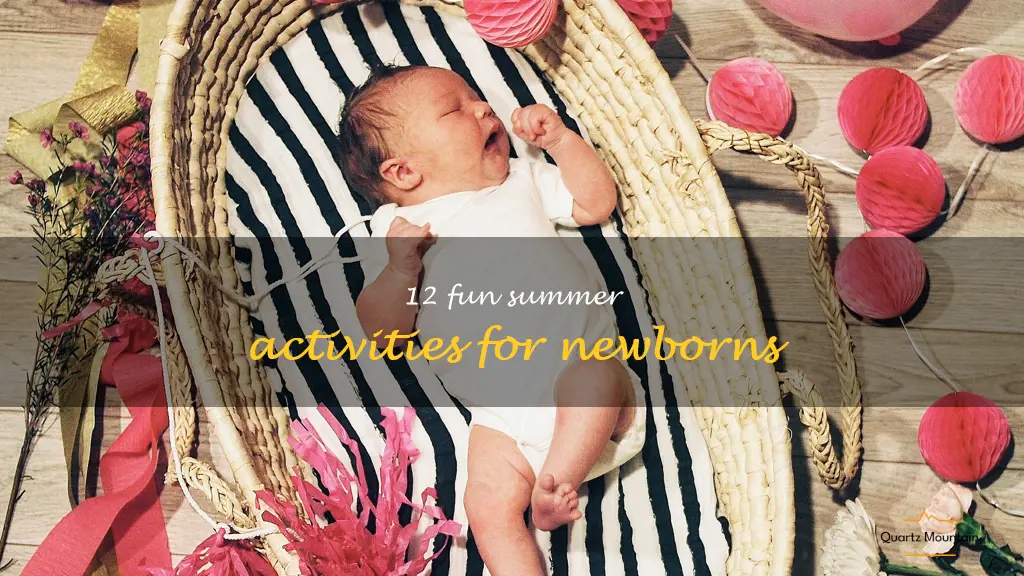 things to do with newborn in summer