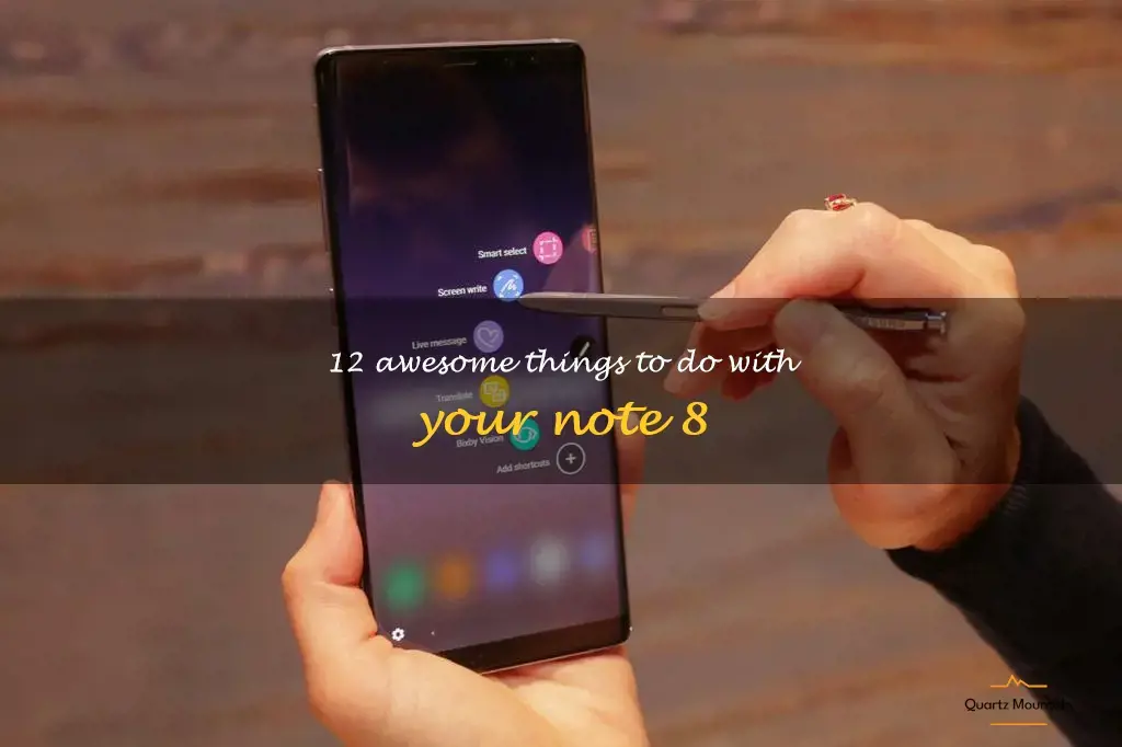 things to do with note 8