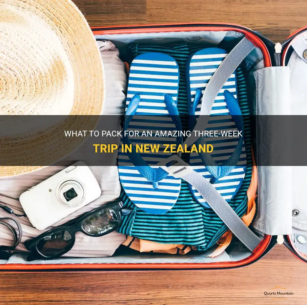 three weeks new zealand what to pack