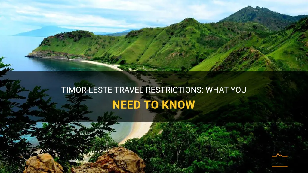 timor leste travel restrictions