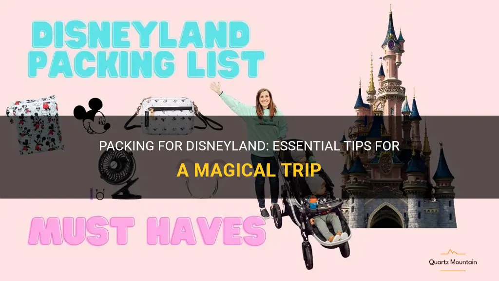 tip on what to pack for disneyland