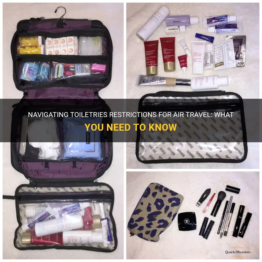 toiletries restrictions air travel