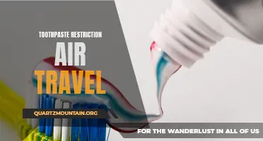 The Importance of Toothpaste Restrictions in Air Travel
