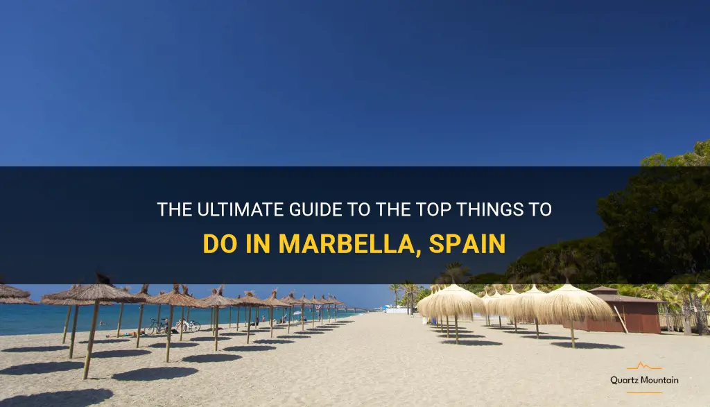 top things to do in marbella spain