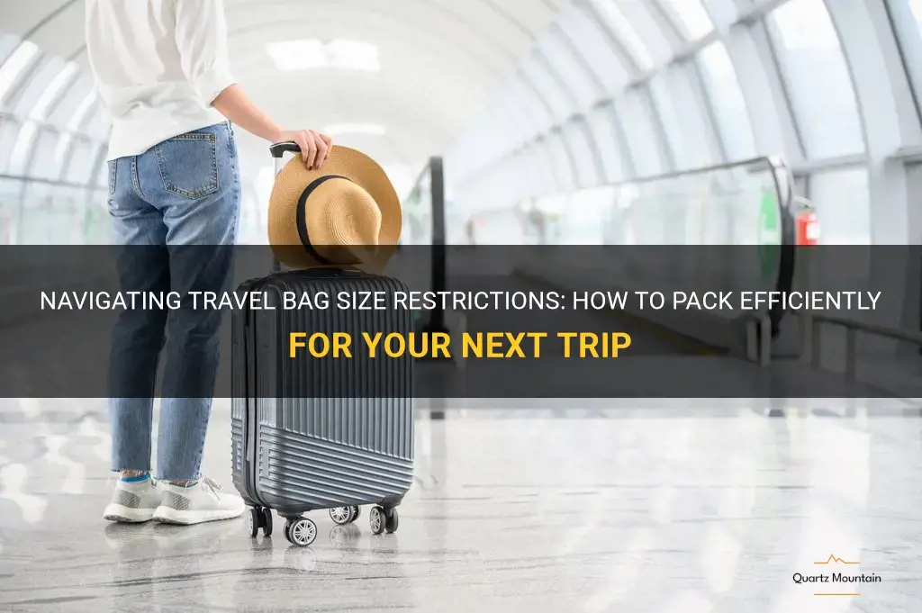 travel bag size restrictions