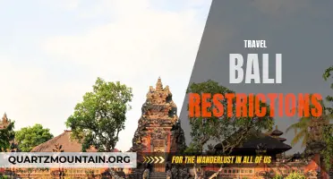 Navigating Travel Restrictions in Bali: What You Need to Know