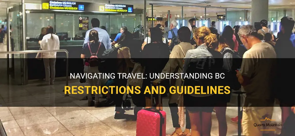 travel bc restrictions