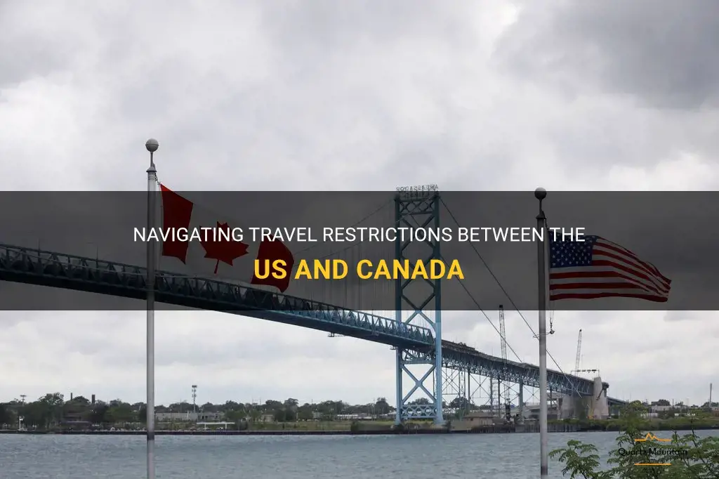 travel between us and canada restrictions