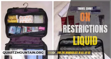 Understanding Travel Carry On Restrictions on Liquids: What You Need to Know