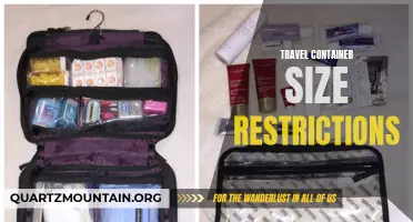 Navigating Travel Container Size Restrictions: What You Need to Know