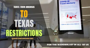 Travel Restrictions from Arkansas to Texas: What You Need to Know