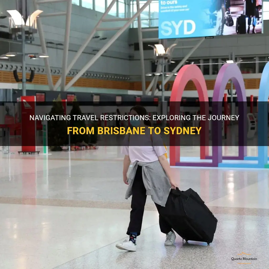 travel from brisbane to sydney restrictions