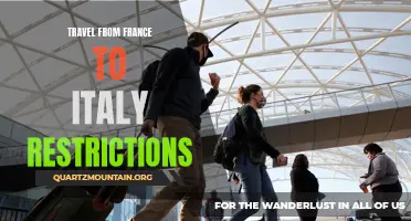 Navigating the Travel Restrictions: France to Italy