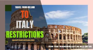 COVID-19 Travel Restrictions: What You Need to Know When Traveling from Ireland to Italy