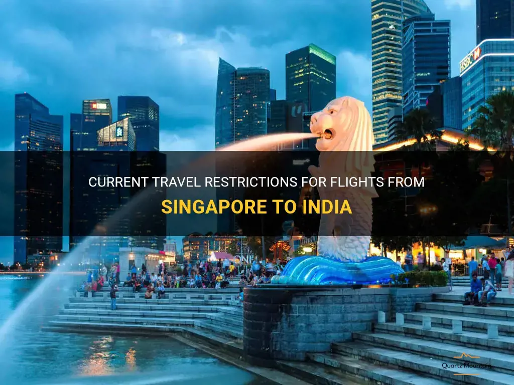 travel from singapore to india restrictions