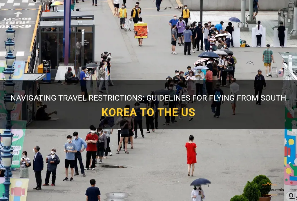 travel from south korea to us restrictions
