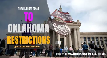 Crossing State Lines: Travel Restrictions from Texas to Oklahoma