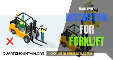 Understanding the Importance of Travel Height Restrictions for Forklifts