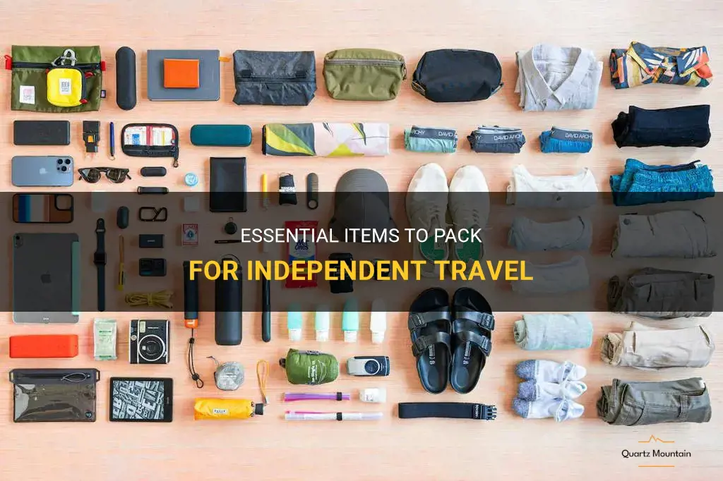 travel independent what to pack