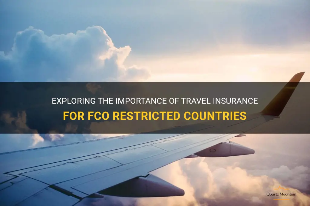 travel insurance for fco restricted countries