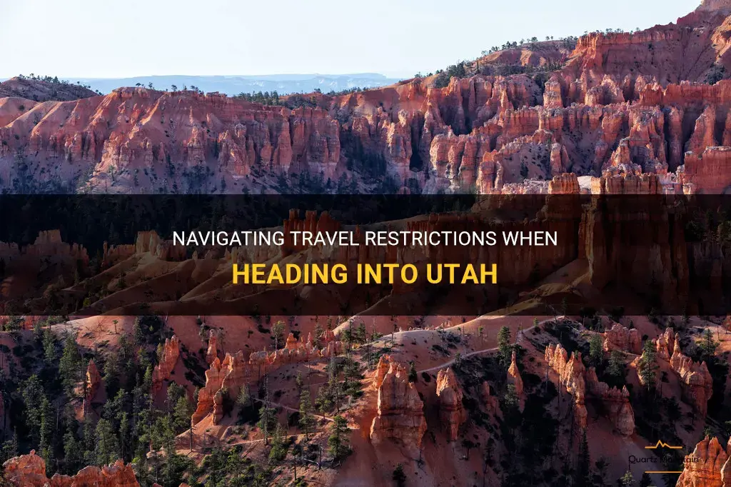 travel into utah restrictions