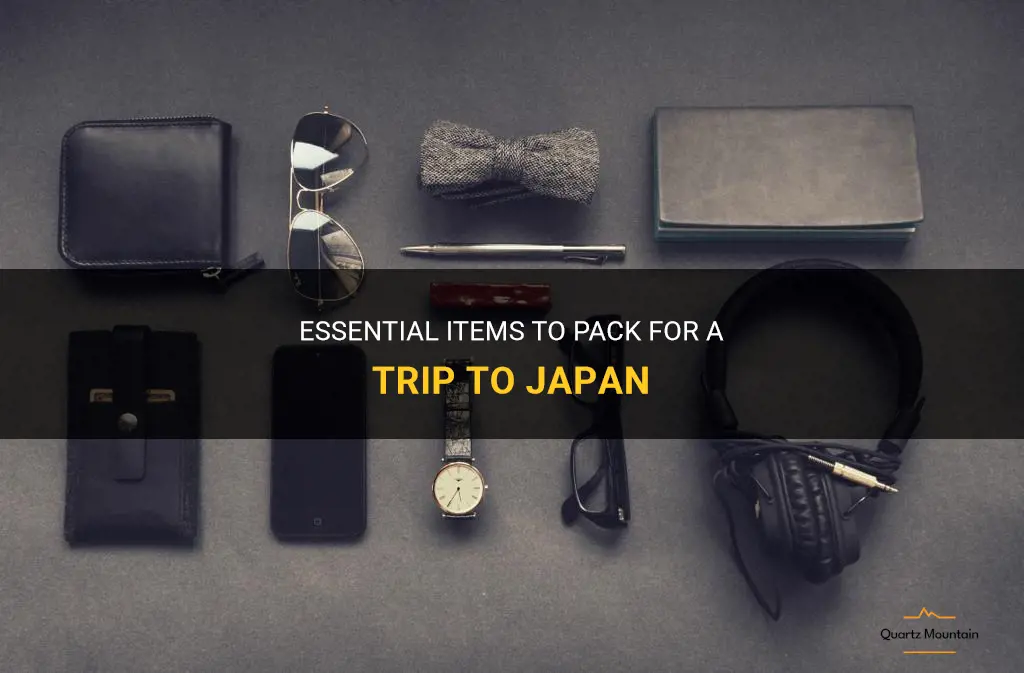 travel japan what to pack