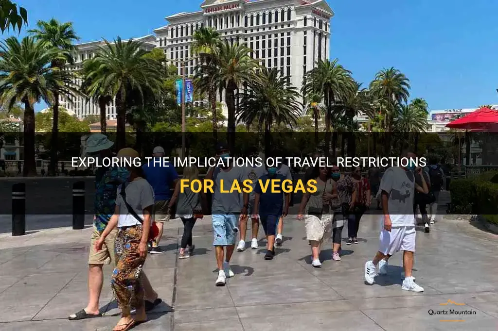 travel restriction for las vegas