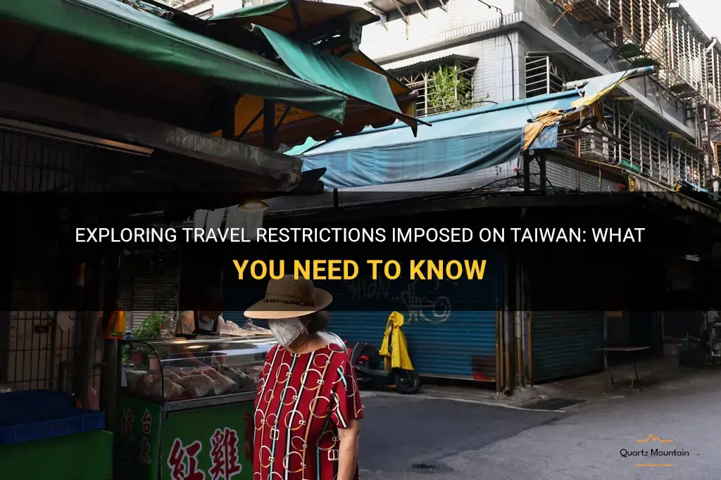 travel restriction from taiwan