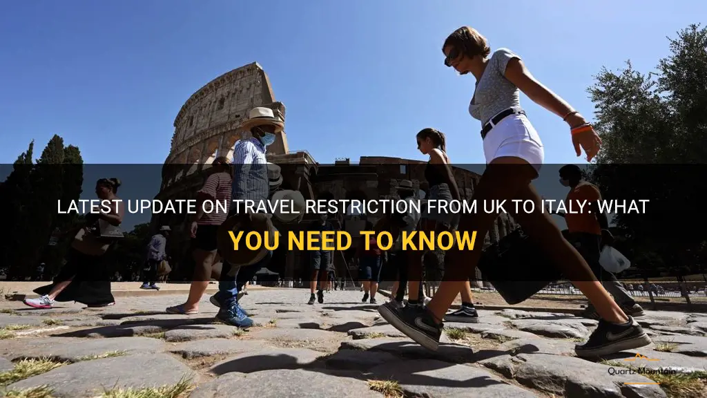 travel restriction from uk to italy