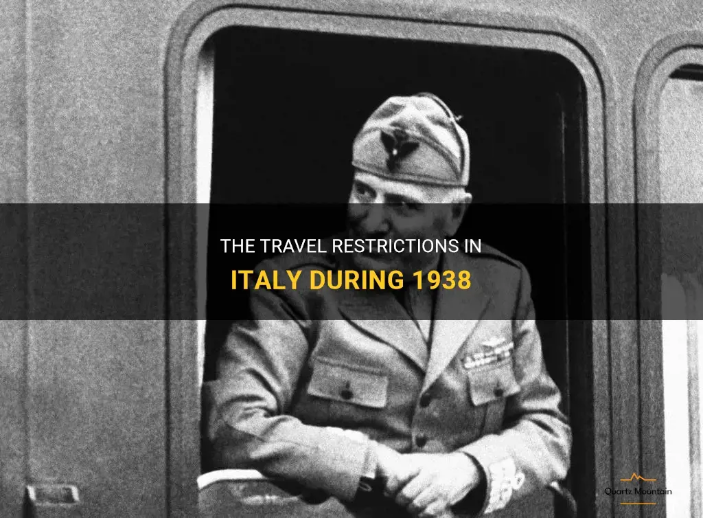 travel restrictions 1938 italy