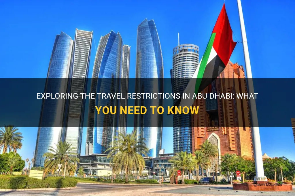 travel restrictions abu dhabi