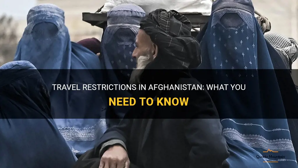 travel restrictions afghanistan