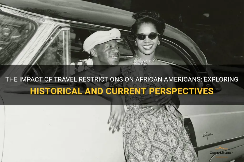 travel restrictions african americans