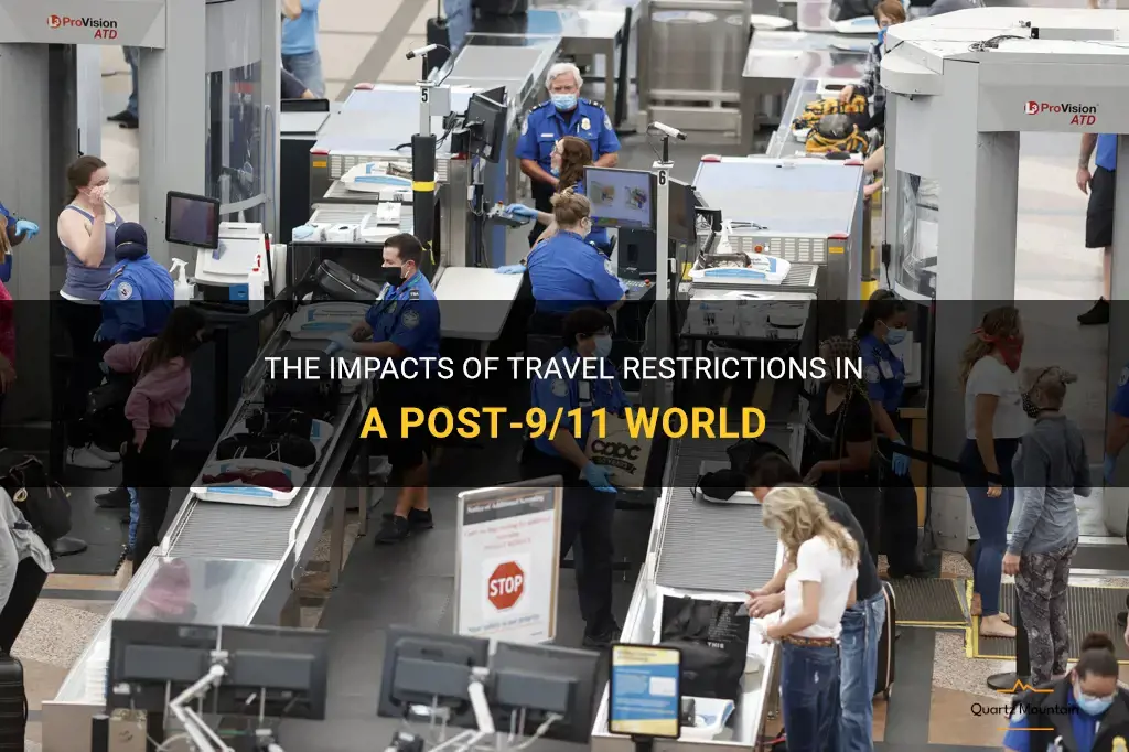 travel restrictions after 9 11