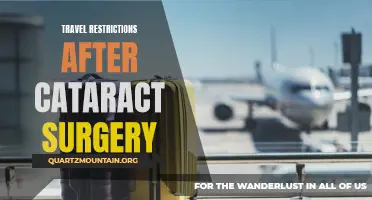 Understanding Travel Restrictions Following Cataract Surgery: What You Need to Know