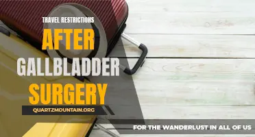 Exploring Post-Operative Travel Restrictions for Patients Recovering from Gallbladder Surgery