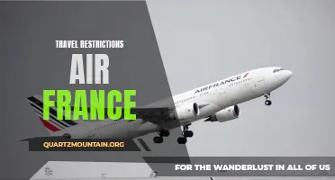 Air France's Travel Restrictions: What You Need to Know