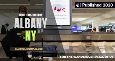 Exploring Travel Restrictions in Albany NY: What You Need to Know