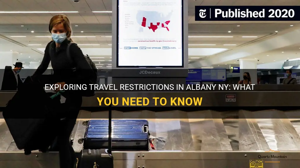 travel restrictions albany ny