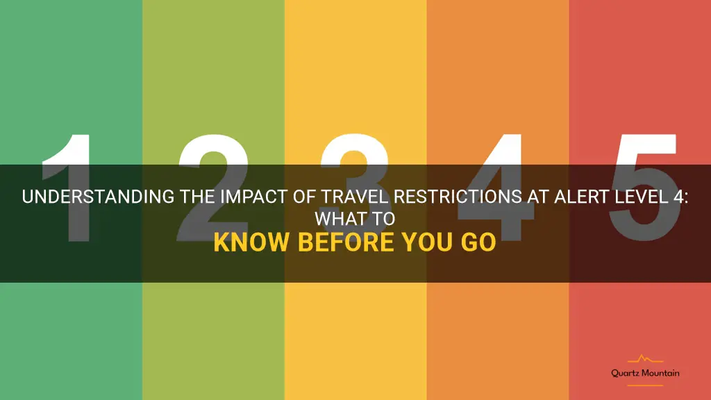 travel restrictions alert level 4