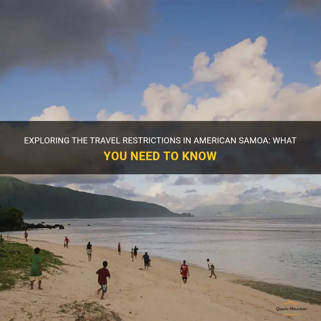 travel restrictions american samoa